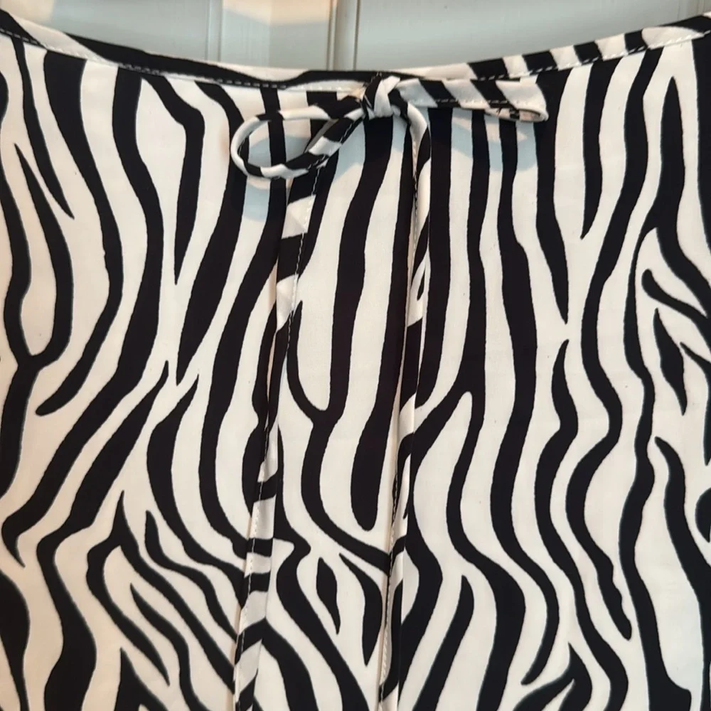Nasty Gal 🔥sale🔥NWT black and white Zebra print skirt